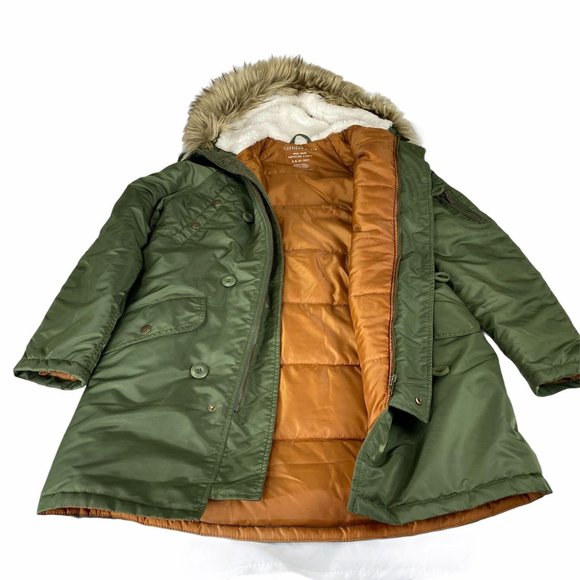 NEW American Eagle Womens Olive Green Parka! - Picture 5 of 5